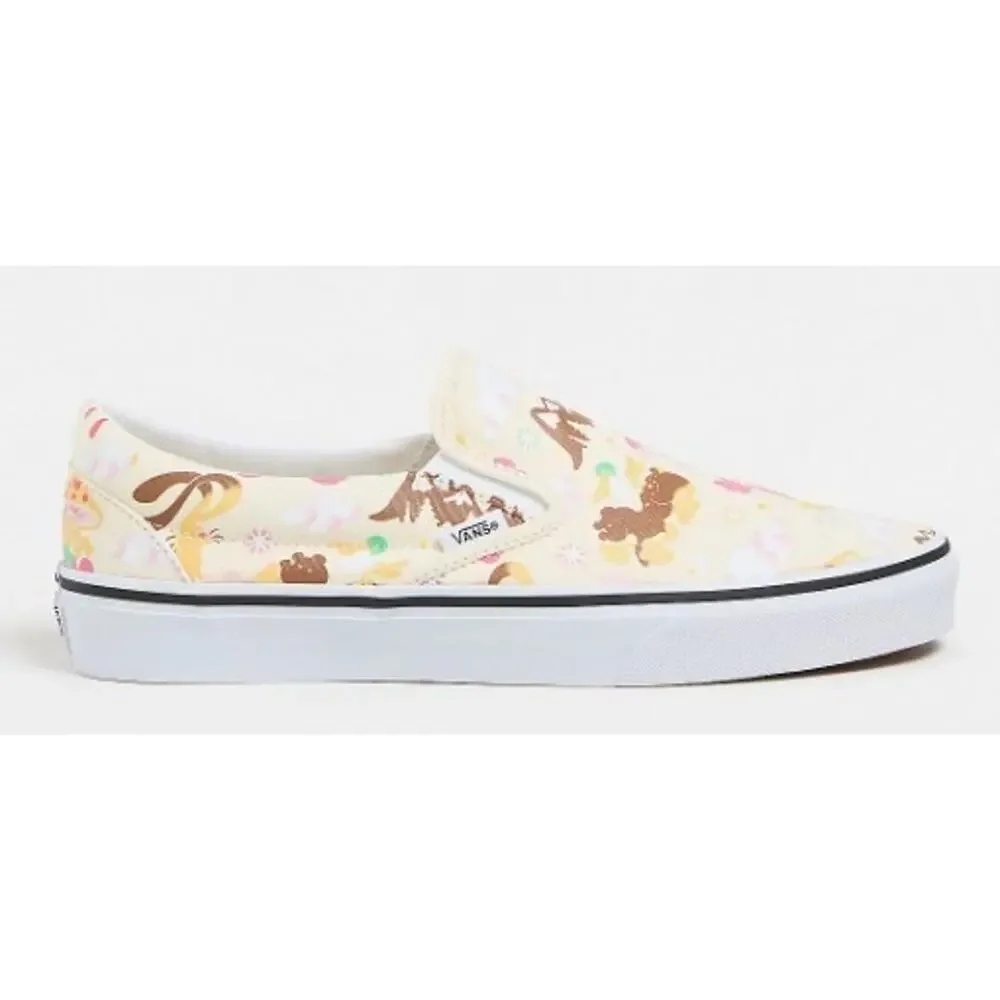 VANS Classic Slip On 'Get Outdoors' White/Multi Canvas Men's Sneakers Shoes 11